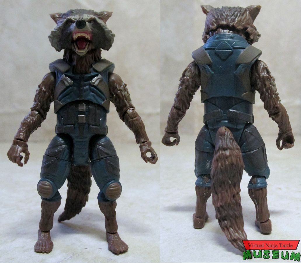 Rocket Raccoon front and back