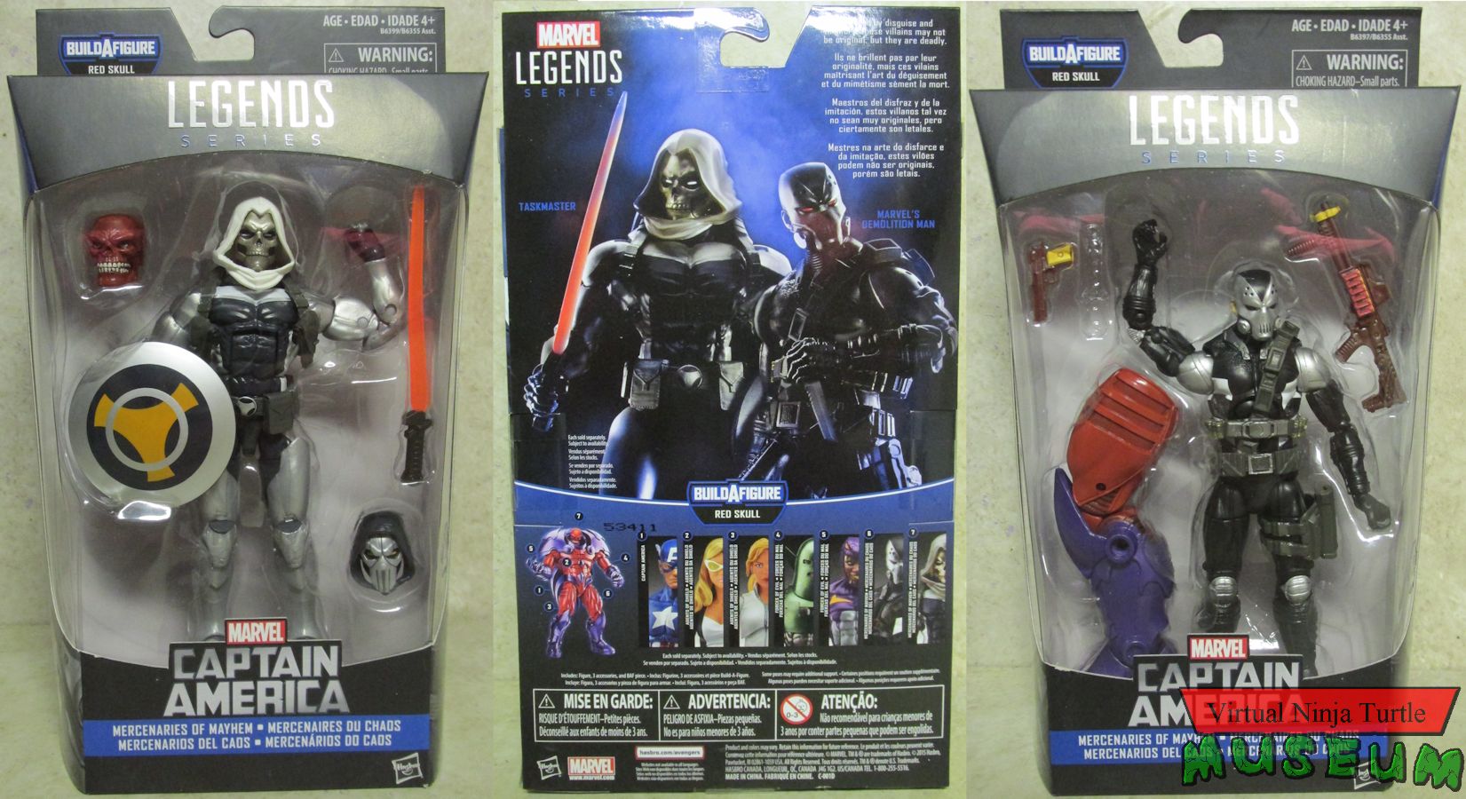 Mercenaries of Mayhem MIB front and back