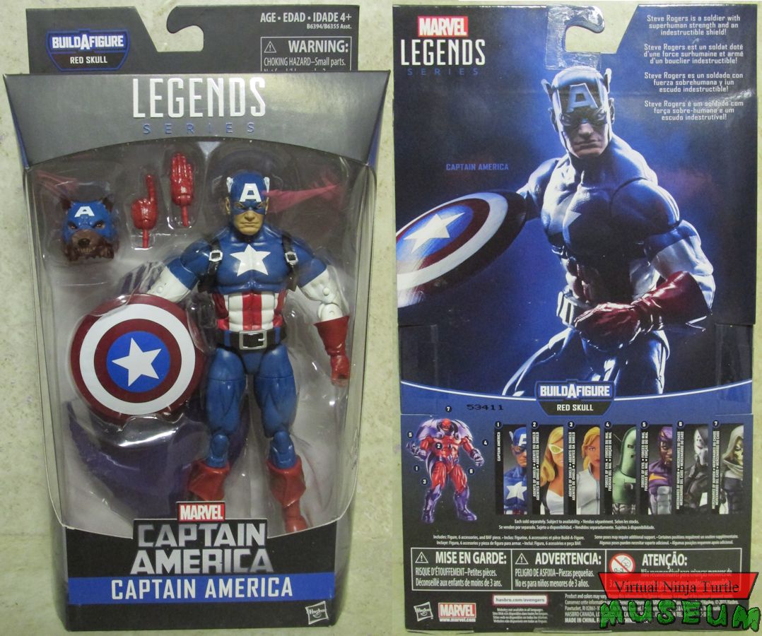 Captain America MIB front and back