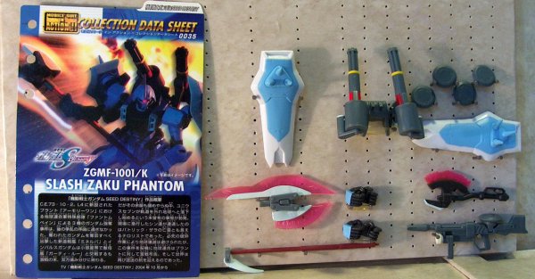 Slash Zaku Phantom accessories