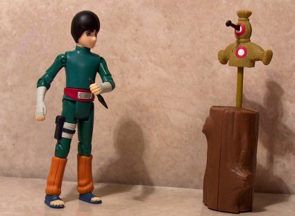 Rock Lee training dummy