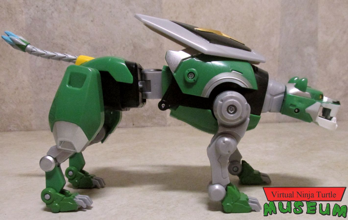 Modern Green Lion side view