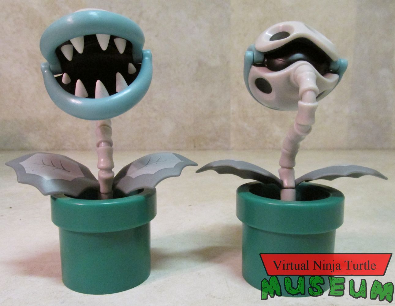 Bone Piranha Plant front and back