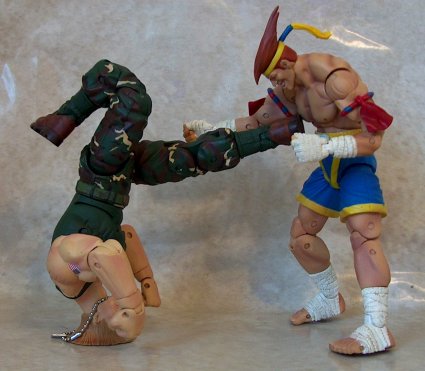 Guile fierce kick