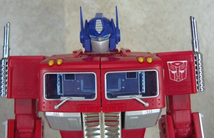 Optimus Prime close up