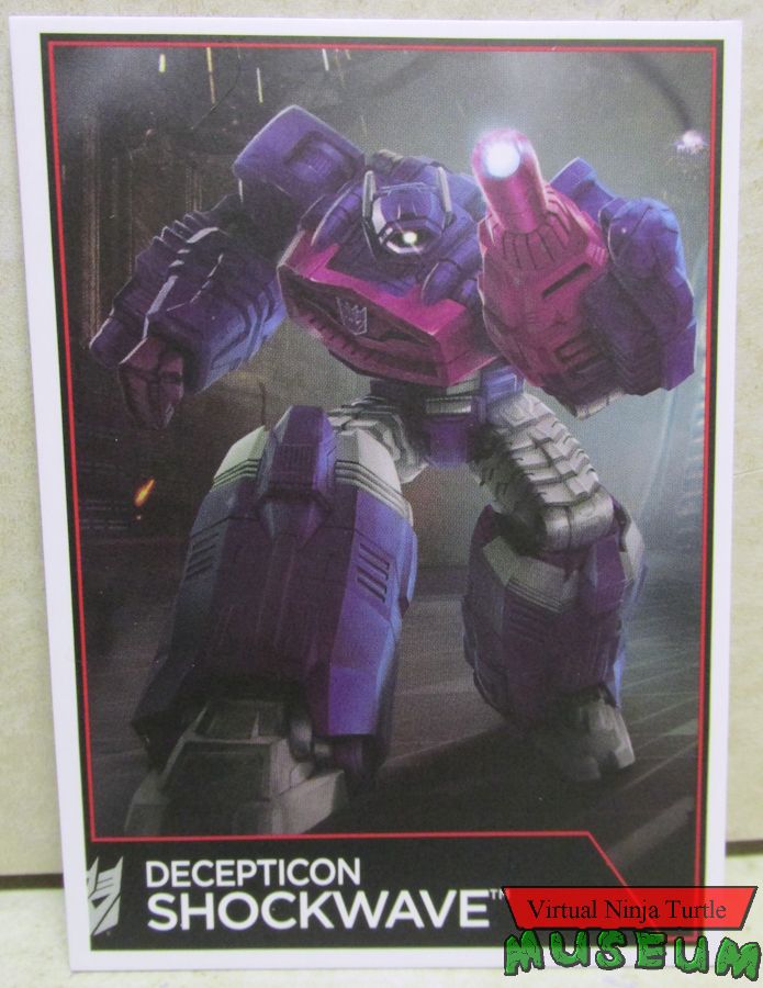 Shockwave collector card