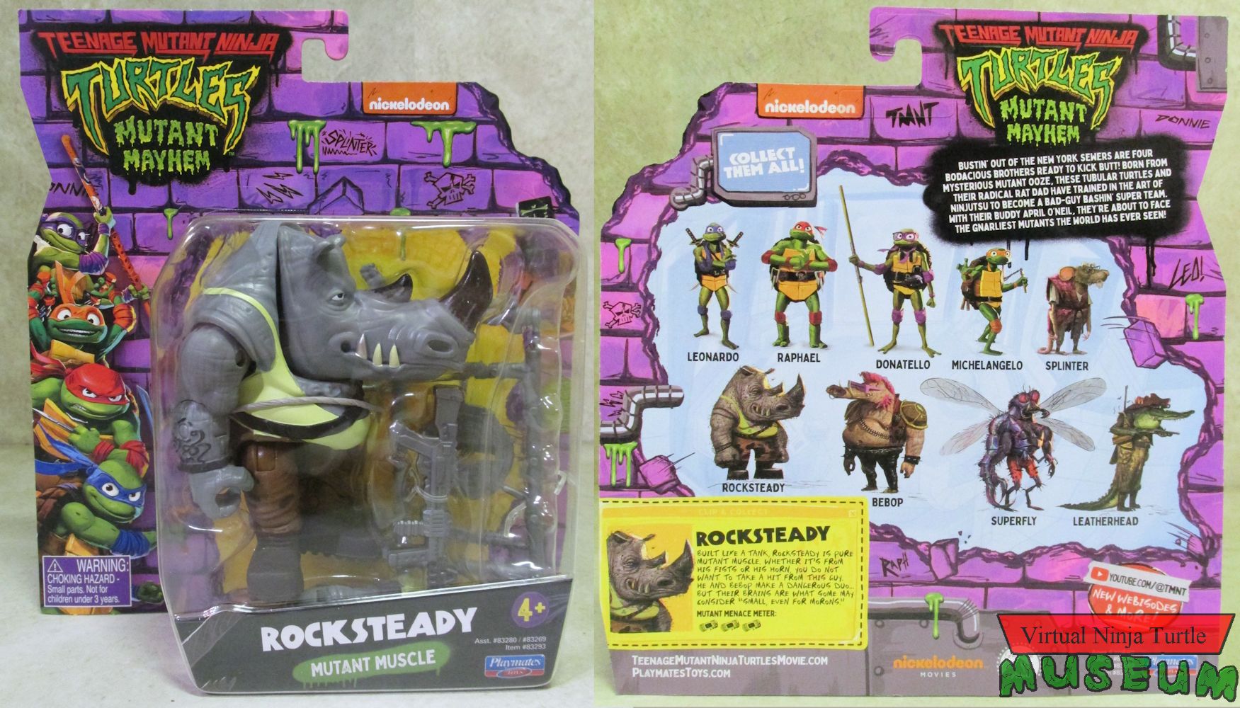 Rocksteady MOC front and back