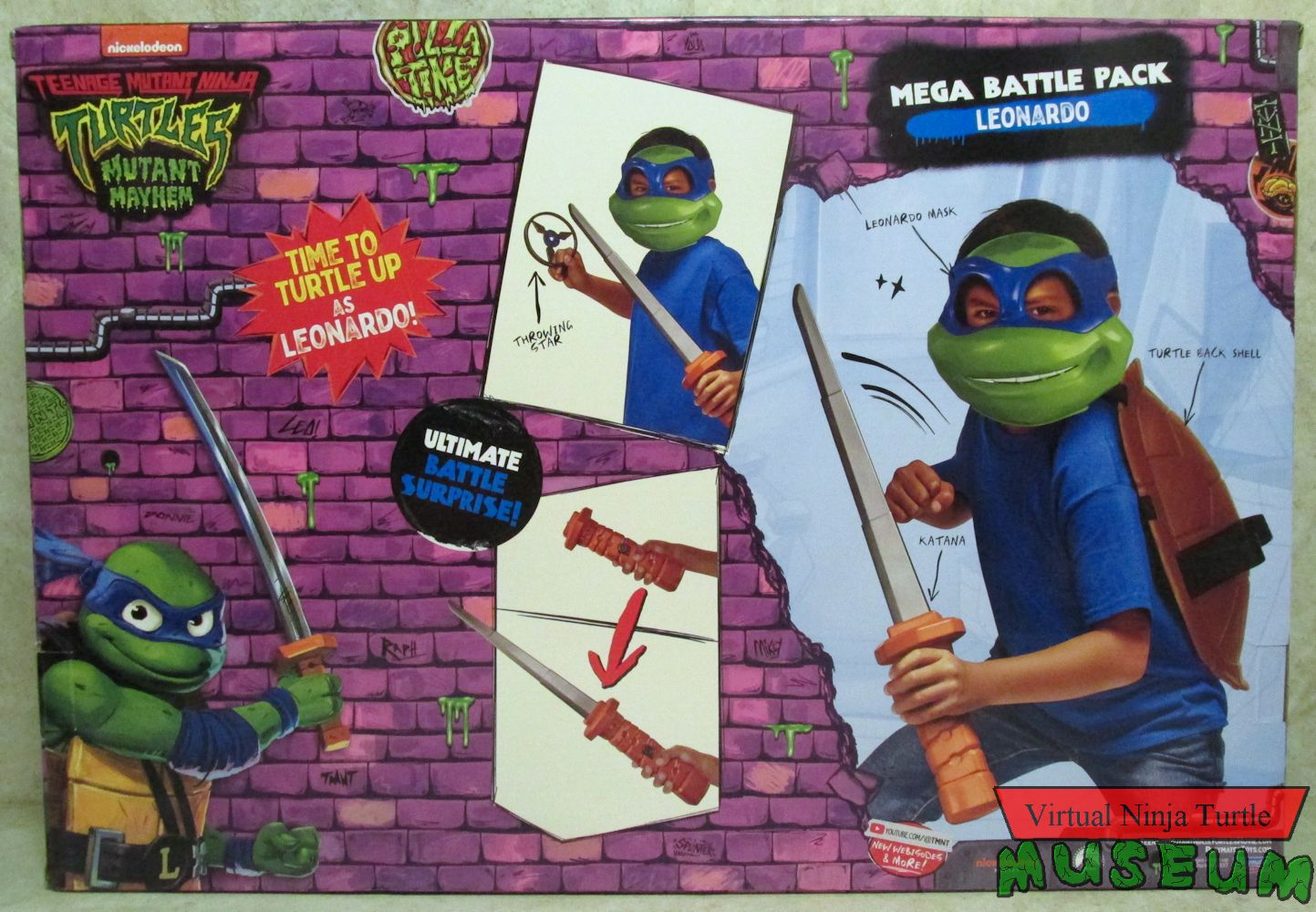 Mega Battle Pack Leonardo Set rear